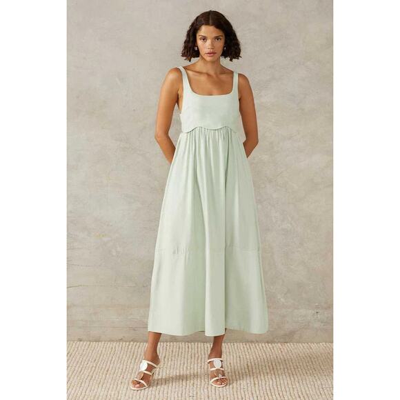 MØN RENN NWT Formation Dress in Pictachio - Picture 1 of 6